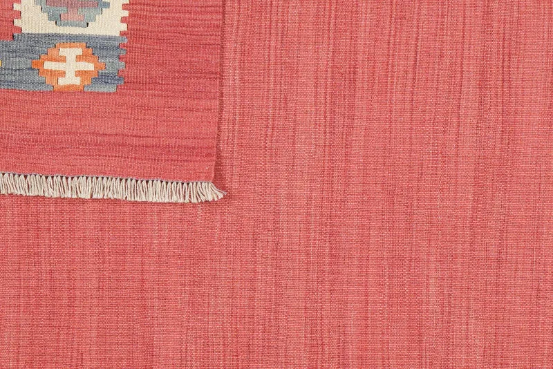 Kelim Gashgai · Handgewebt – Rot, 204x163 cm