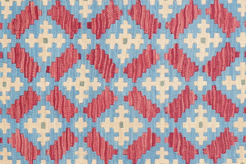 Kelim Gashgai · Handgewebt – Blau, 175x128 cm