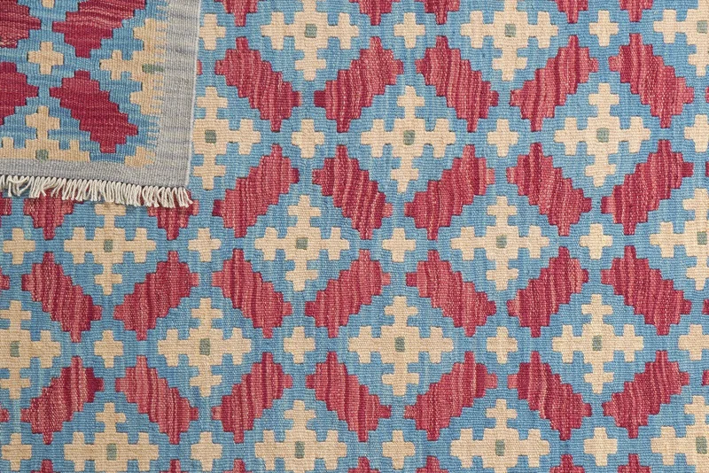 Kelim Gashgai · Handgewebt – Blau, 175x128 cm