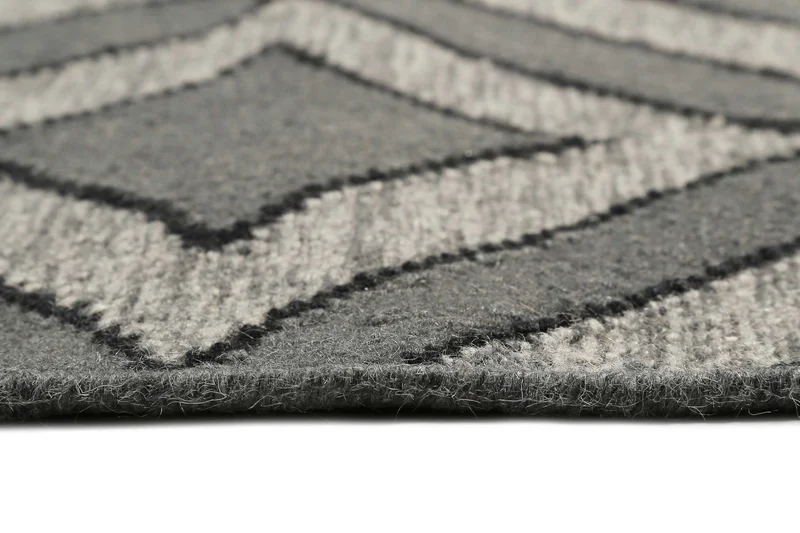 Esprit Kelim Teppich Grau aus Wolle "Kian"