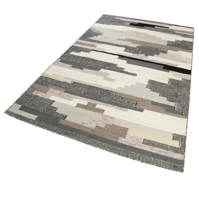 Esprit Kelim Beige Taupe aus Wolle "Natham"