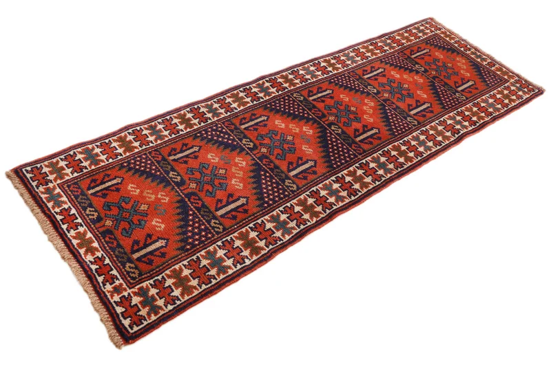 Läufer Perser - Nomadic - 65 x 190 cm - rot