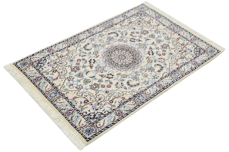 Perserteppich - Nain - 60 x 90 cm - creme