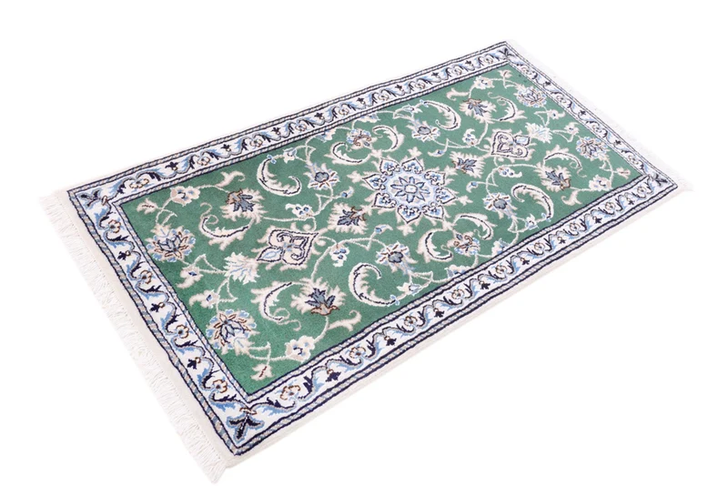 Perserteppich - Nain - 70 x 137 cm - grün