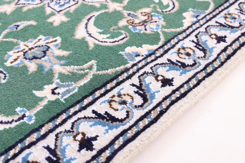 Perserteppich - Nain - 70 x 137 cm - grün