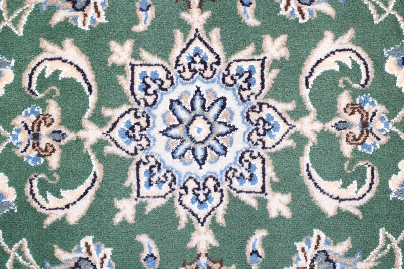 Perserteppich - Nain - 70 x 137 cm - grün