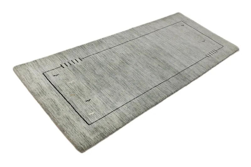 Läufer Gabbeh - Loribaft Softy - 83 x 203 cm - grau