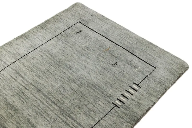 Läufer Gabbeh - Loribaft Softy - 83 x 203 cm - grau