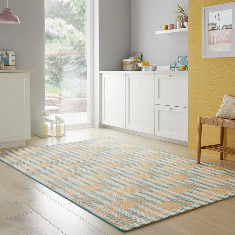 In- & Outdoor Teppich - Villo Check Bunt