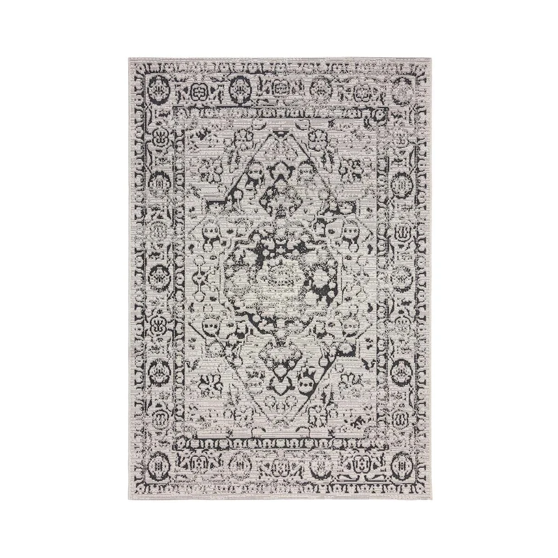 Outdoor Teppich - Varano Fuera Schwarz Weiss