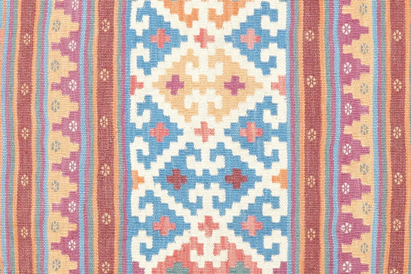 Sumak Sirdjan · Handgewebt – Bunt, 225x156 cm