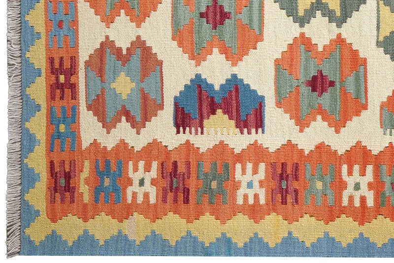 Kelim Gashgai · Handgewebt – Beige, 174x122 cm