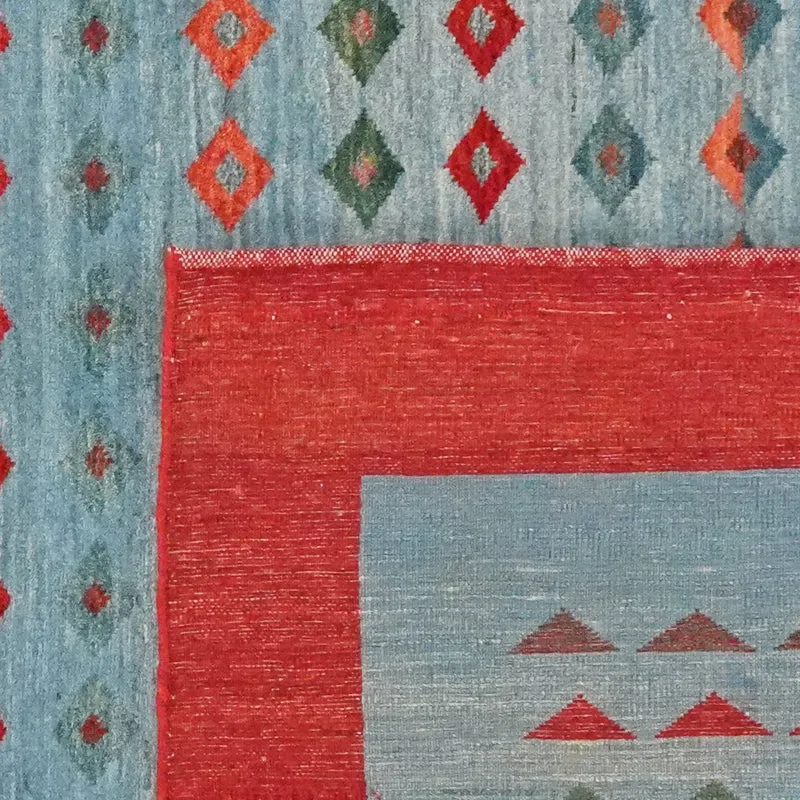 Rizbaf · Handgeknüpft – Blau, 188x151 cm