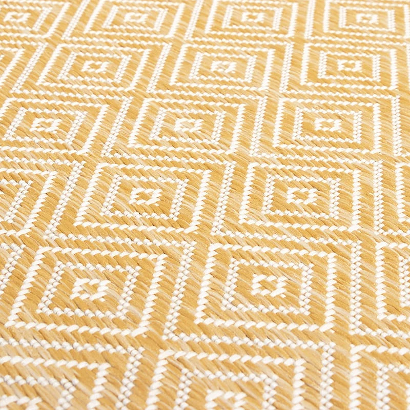 In- & Outdoor Teppich - Summer Tile Gelb