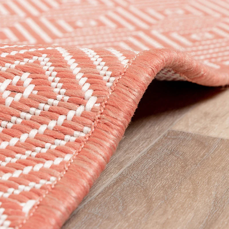 In- & Outdoor Teppich - Summer Tile Rosa