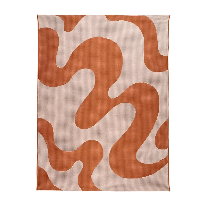 In- & Outdoor Teppich - Summer Swirl Terracotta