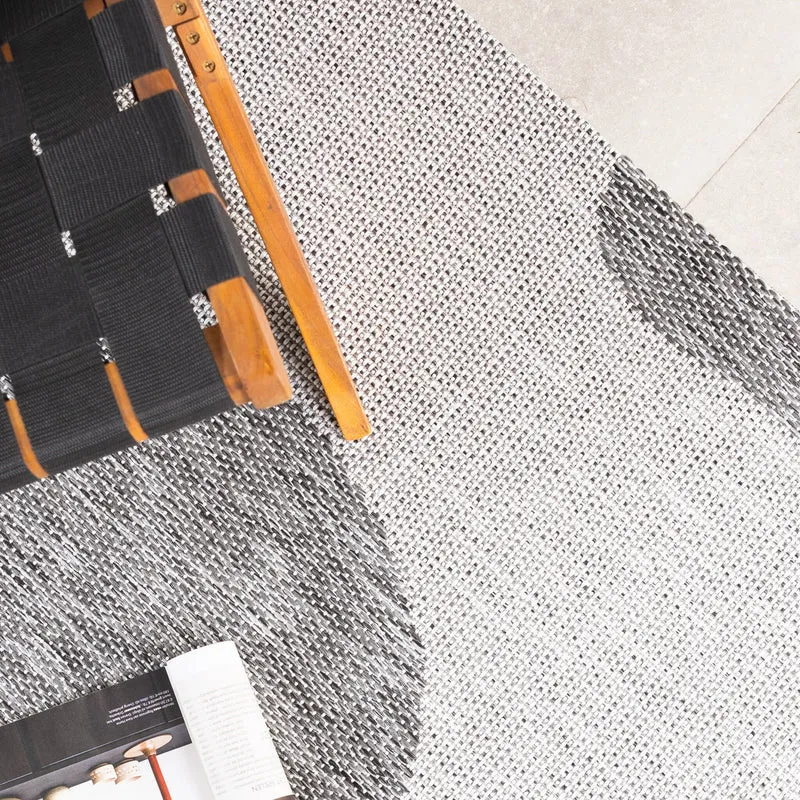 In- & Outdoor Teppich - Summer Swirl Grau