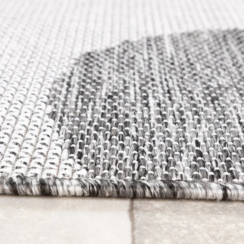 In- & Outdoor Teppich - Summer Swirl Grau