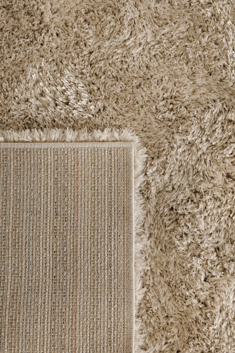 Teppich Beige Hochflor sehr kuschelig & flauschig "Parma" Homie Living