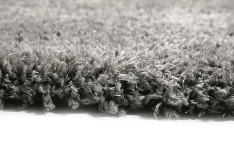 Teppich Grau Hochflor sehr kuschelig & flauschig "Parma" Homie Living