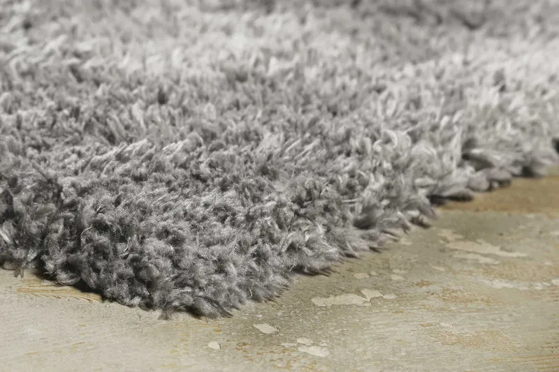 Teppich Grau Hochflor sehr kuschelig & flauschig "Parma" Homie Living