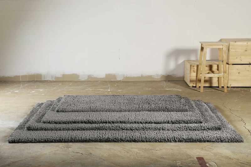 Teppich Grau Hochflor sehr kuschelig & flauschig "Parma" Homie Living