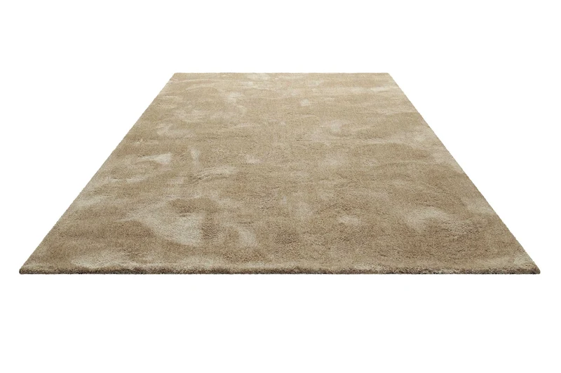 Teppich Beige Braun meliert Hochflor "Sienna" Homie Living