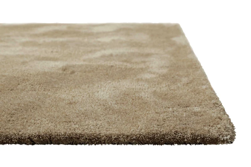 Teppich Beige Braun meliert Hochflor "Sienna" Homie Living