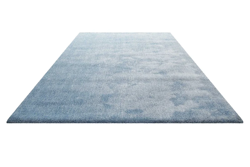 Teppich Blau Grau Hochflor "Sienna" Homie Living
