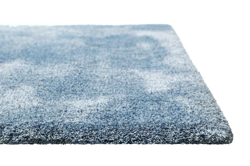 Teppich Blau Grau Hochflor "Sienna" Homie Living