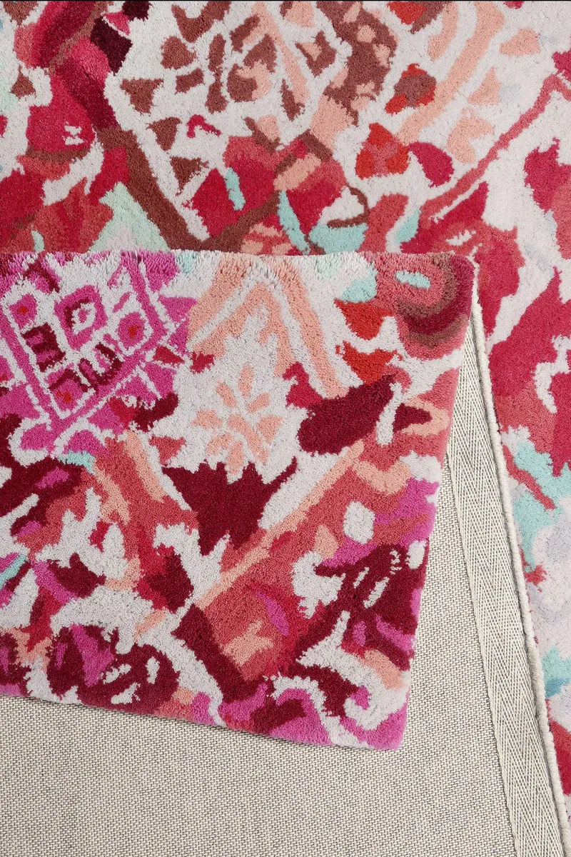 Teppich Bunt aus Wolle "Love Vintage" Accessorize