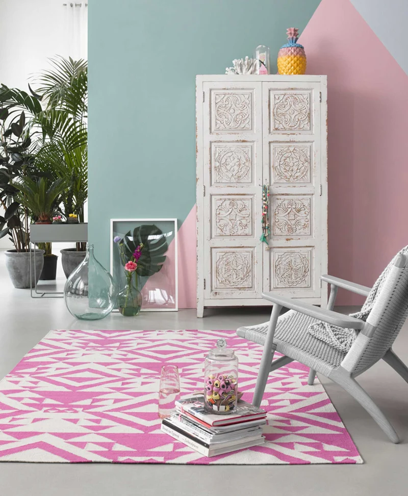 Kelim Teppich Pink Beige "Pink Mellow" Accessorize