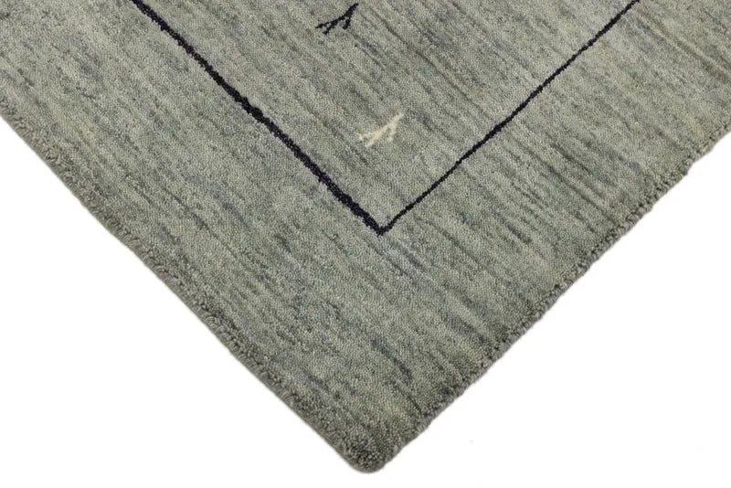 Läufer Gabbeh - Loribaft Softy - 82 x 202 cm - grau