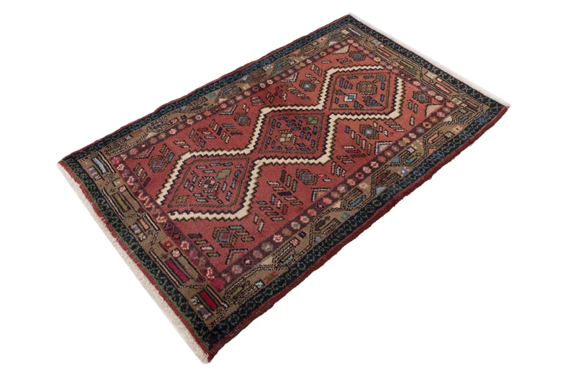 Perserteppich - Nomadic - 80 x 130 cm - rot