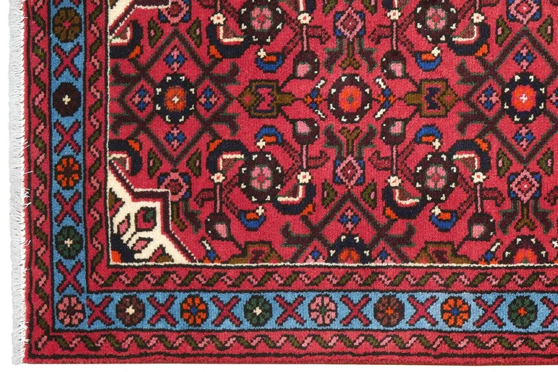 Hosseinabad · Handgeknüpft – Rot, 196x69 cm