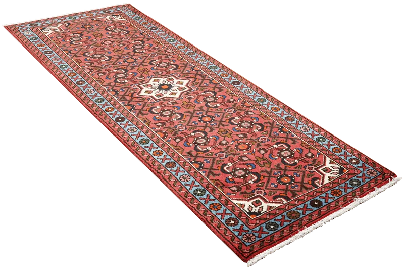 Hosseinabad · Handgeknüpft – Rot, 196x69 cm