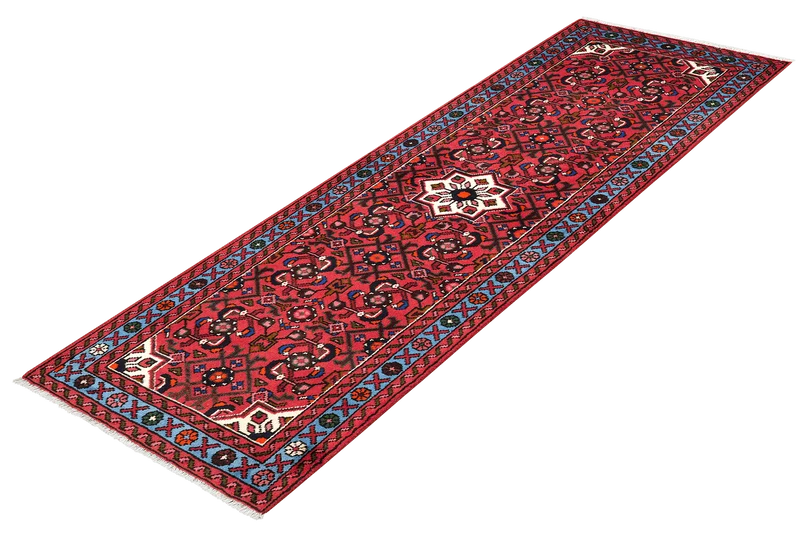 Hosseinabad · Handgeknüpft – Rot, 196x69 cm