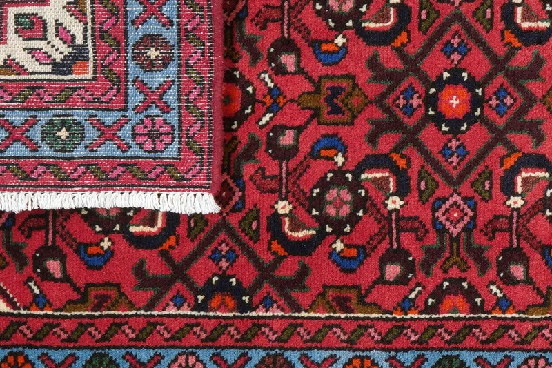 Hosseinabad · Handgeknüpft – Rot, 196x69 cm
