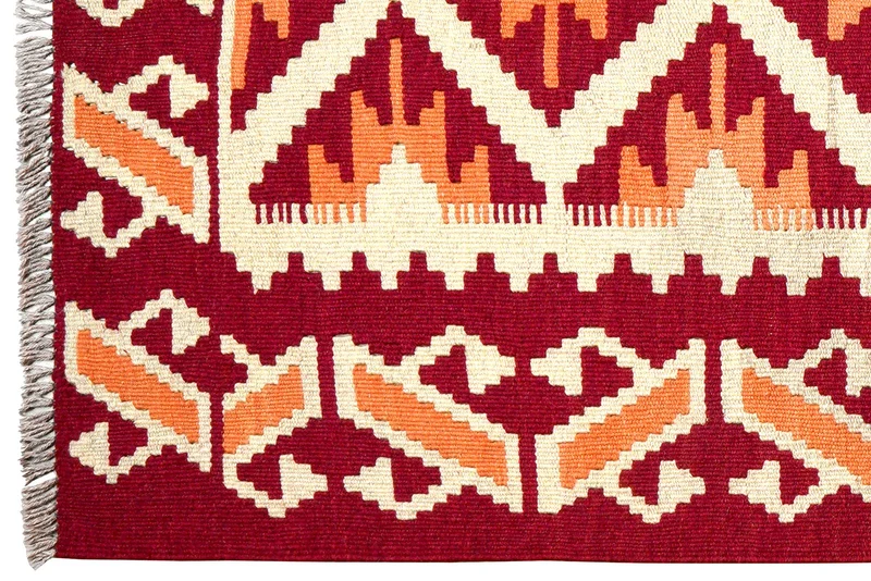Kelim Gashgai · Handgewebt – Beige, 154x103 cm