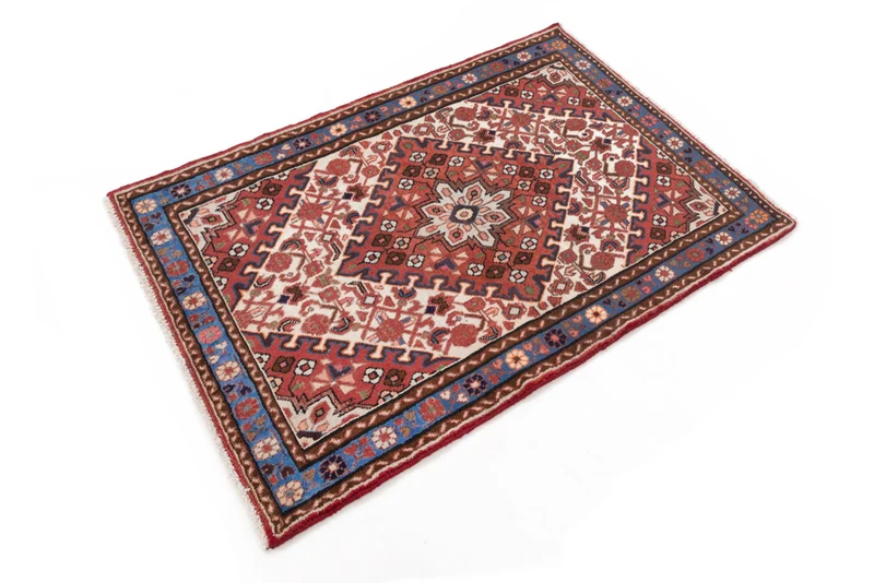 Perserteppich - Nomadic - 100 x 150 cm - dunkelrot