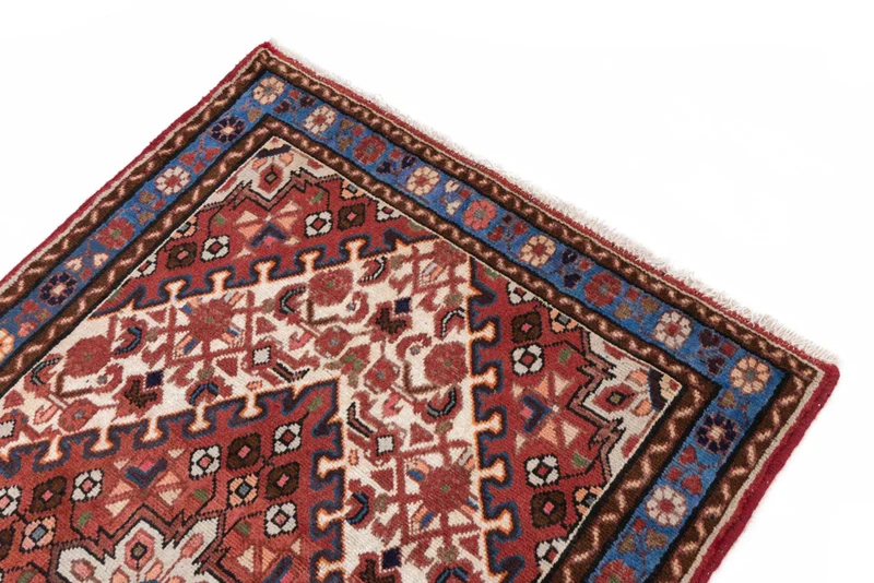 Perserteppich - Nomadic - 100 x 150 cm - dunkelrot