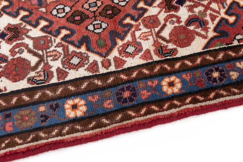 Perserteppich - Nomadic - 100 x 150 cm - dunkelrot