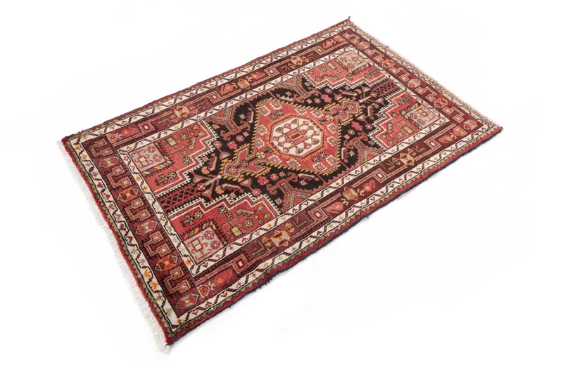 Perserteppich - Nomadic - 100 x 155 cm - dunkelrot