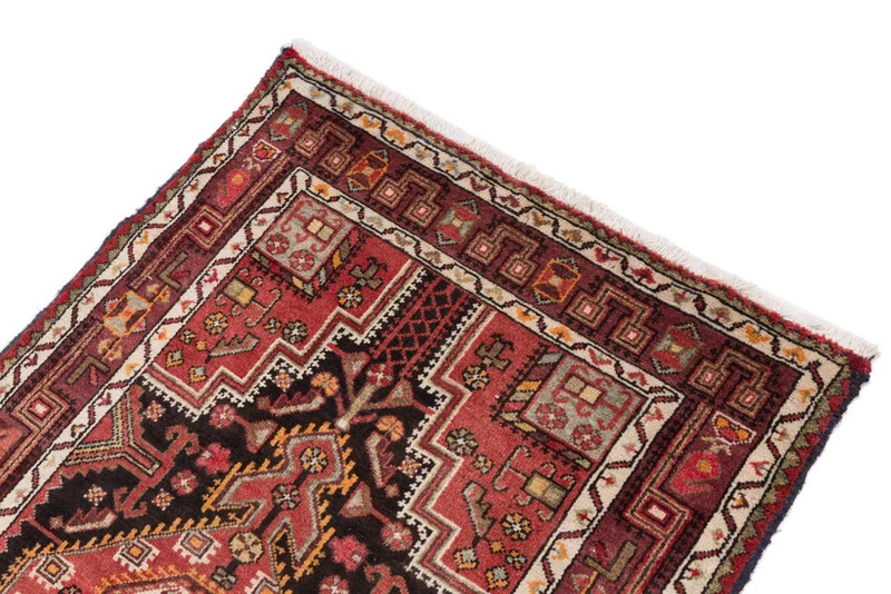 Perserteppich - Nomadic - 100 x 155 cm - dunkelrot