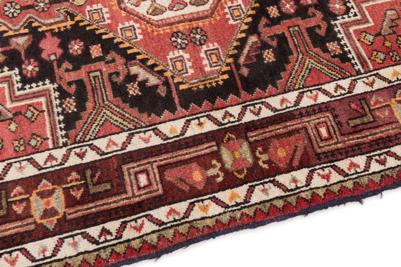 Perserteppich - Nomadic - 100 x 155 cm - dunkelrot