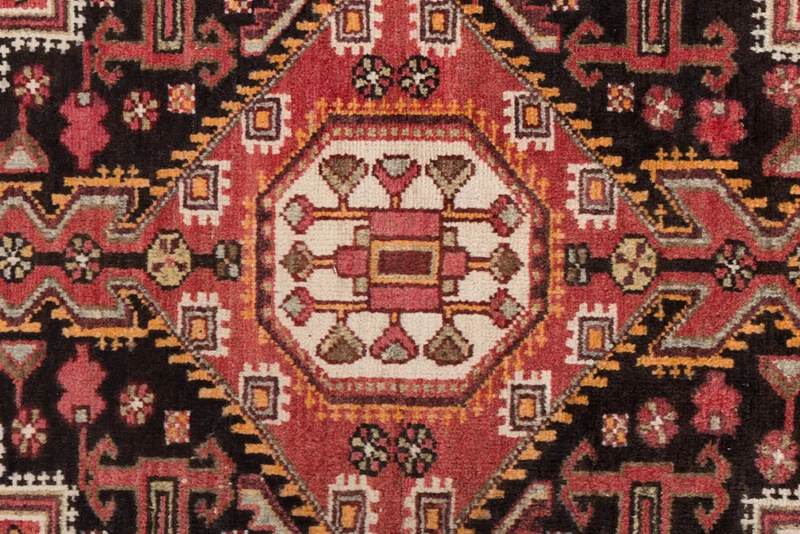 Perserteppich - Nomadic - 100 x 155 cm - dunkelrot