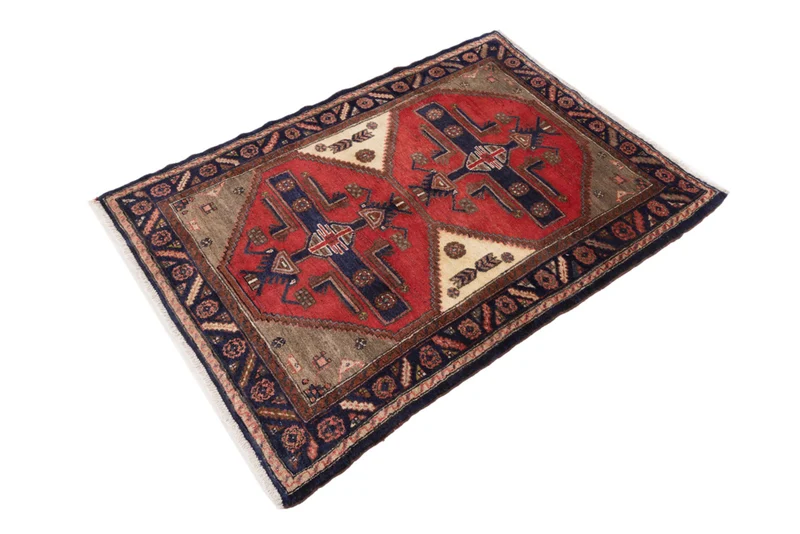 Perserteppich - Nomadic - 107 x 145 cm - mehrfarbig