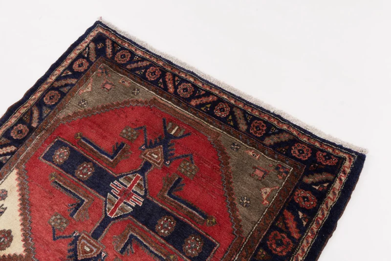 Perserteppich - Nomadic - 107 x 145 cm - mehrfarbig