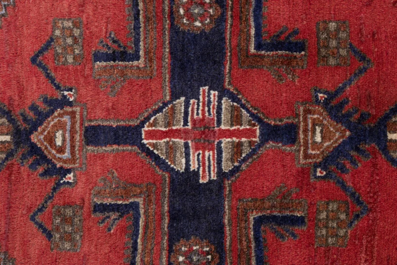 Perserteppich - Nomadic - 107 x 145 cm - mehrfarbig