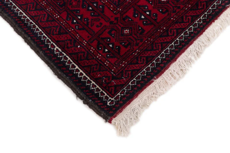 Belutsch Teppich - 100 x 165 cm - dunkelrot